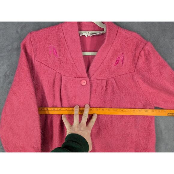 VTG Women’s Berger Du Nord Dressing Gown Robe Pink XL - Picture 9 of 11
